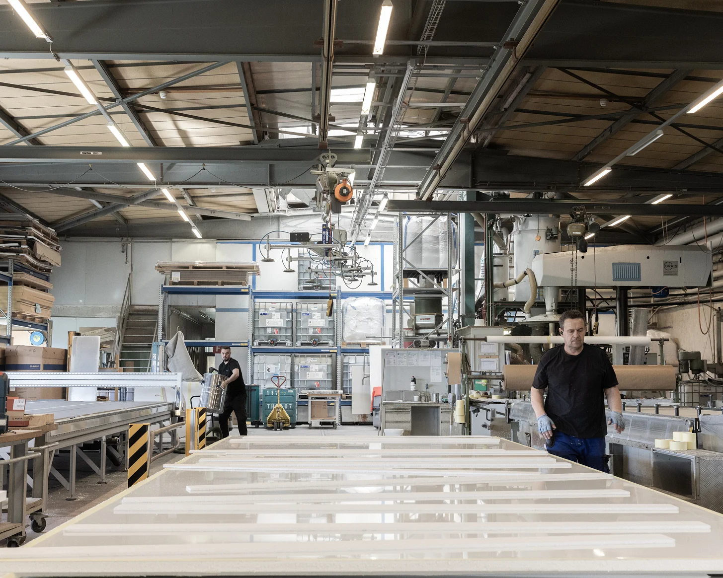 Fotoshooting bei der Coratec AG: Materialoberfläche im Detail