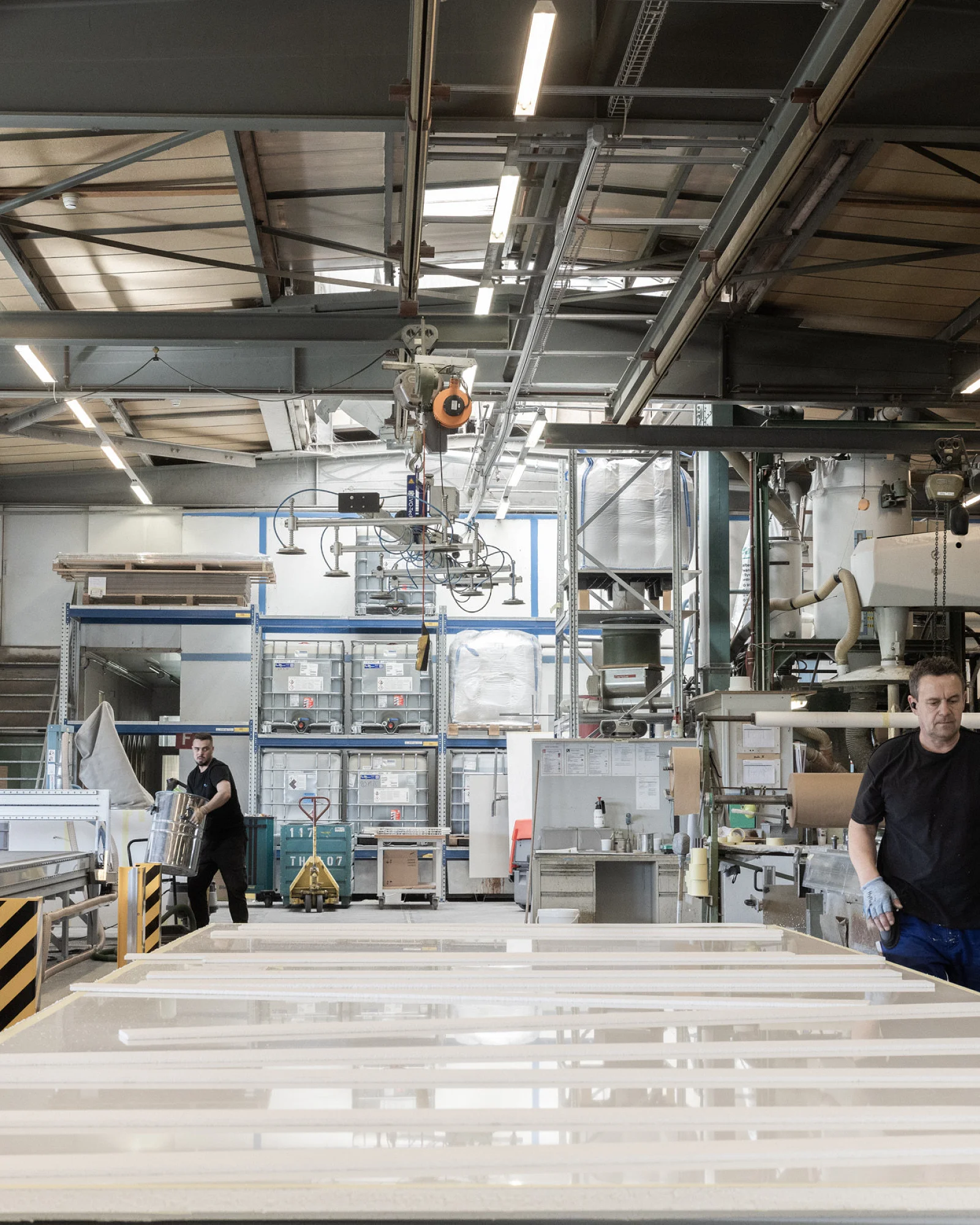 Fotoshooting bei der Coratec AG: Materialoberfläche im Detail