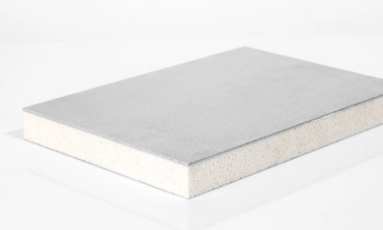 KI-Rendering der Coratec Sandwichplatte Corafloor