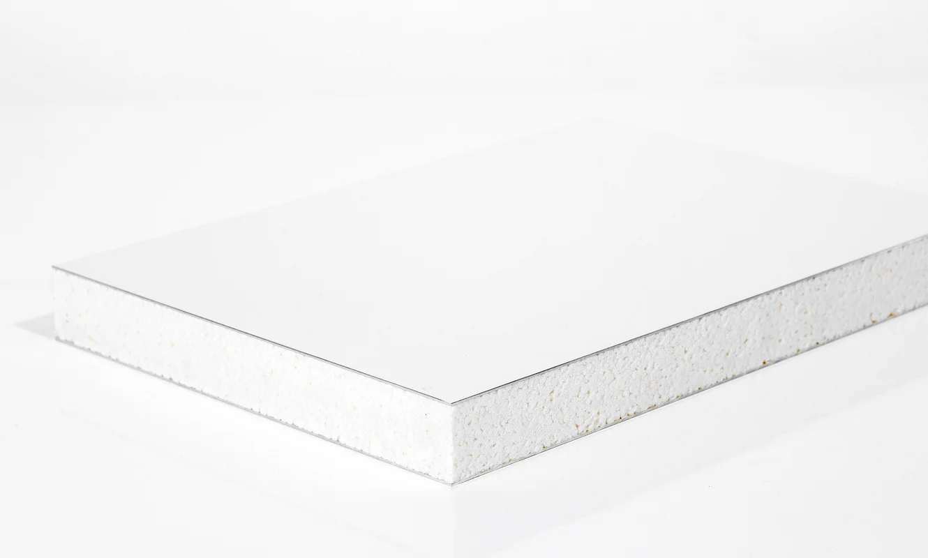 KI-Rendering der Coratec Sandwichplatte Coraplan Aluminium