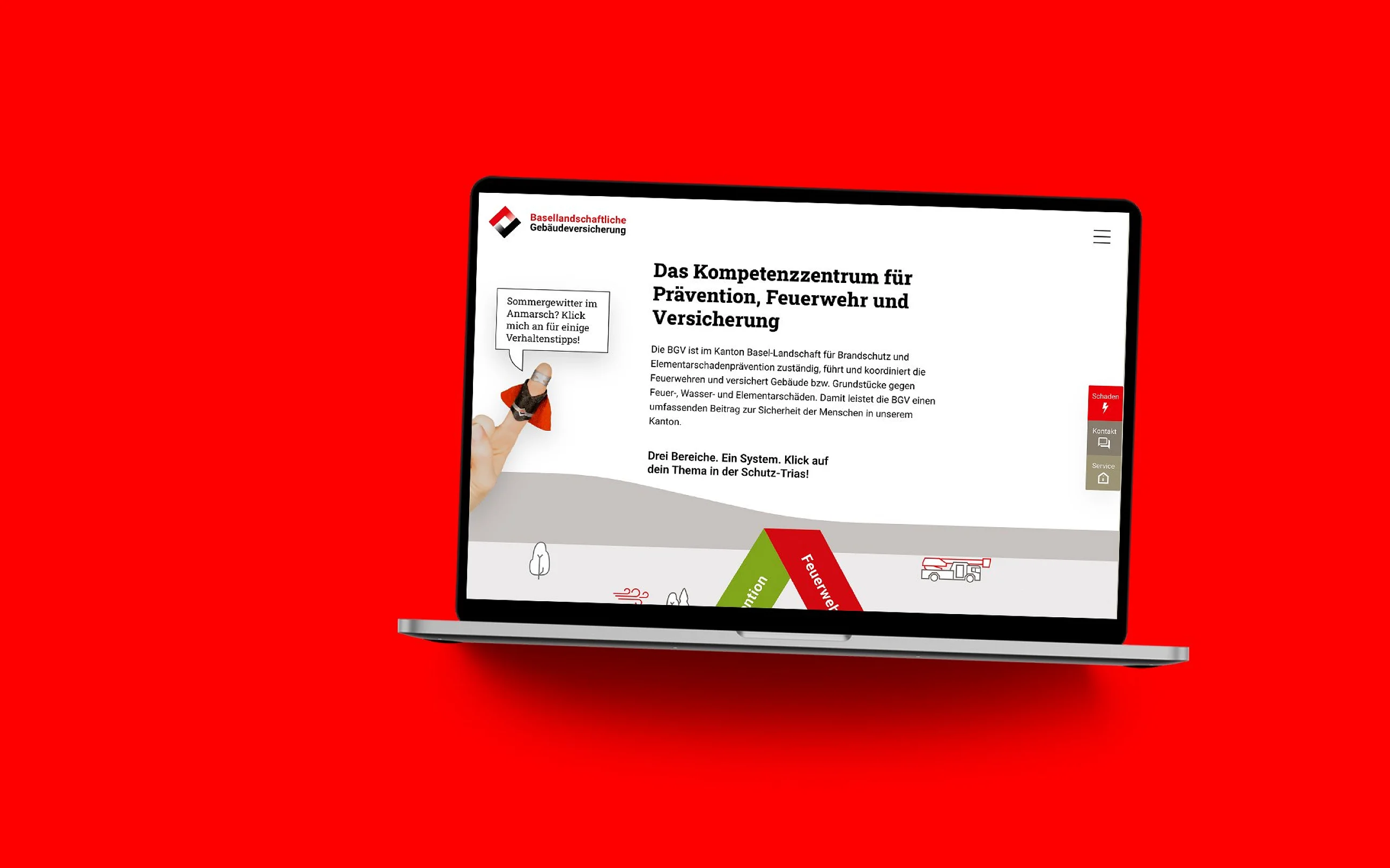 Responsive Website für BGV