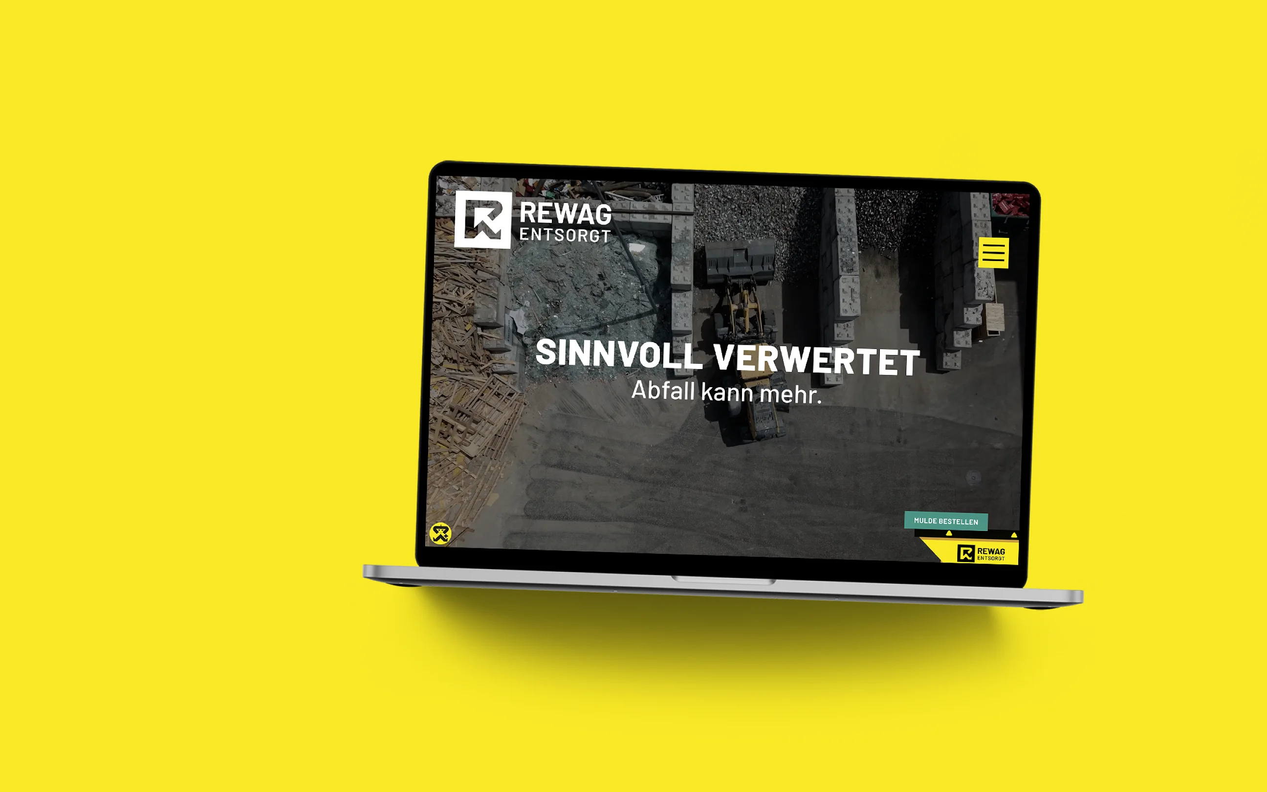 Responsive Website für REWAG