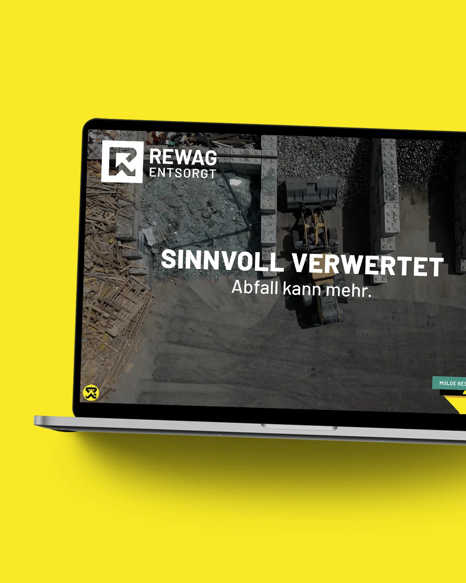 Responsive Website für REWAG